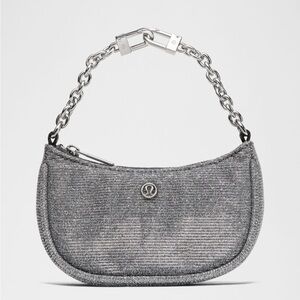 lululemon athletica Silver Chain Shoulder Bag